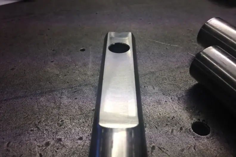 Bearbetad detalj i aluminium